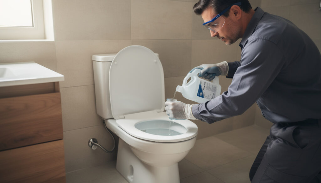 découvrez comment utiliser efficacement et en toute sécurité l'acide chlorhydrique pour déboucher vos wc, ainsi que les précautions à prendre pour éviter tout danger.