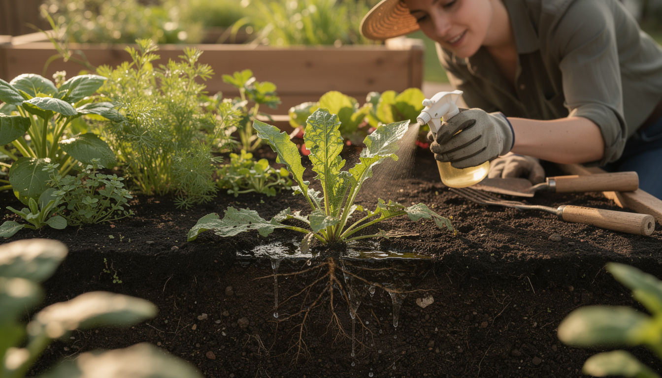 découvrez les meilleurs désherbants naturels qui éliminent efficacement les racines et apprenez comment les utiliser pour un jardin sans mauvaises herbes.