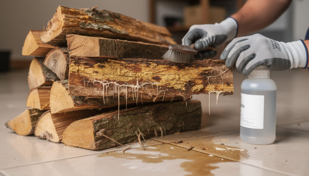 apprenez à reconnaître les signes de la mérule sur votre bois de chauffage et découvrez les méthodes efficaces pour la traiter afin de protéger votre maison.